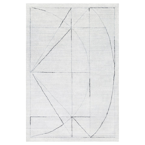 Uttermost Costilla Modern White 8 X 10 Rug