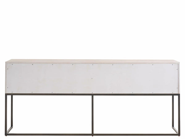 River Rock Metal Base Console