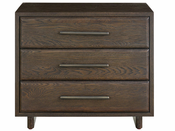 Sable Three Drawer Nightstand