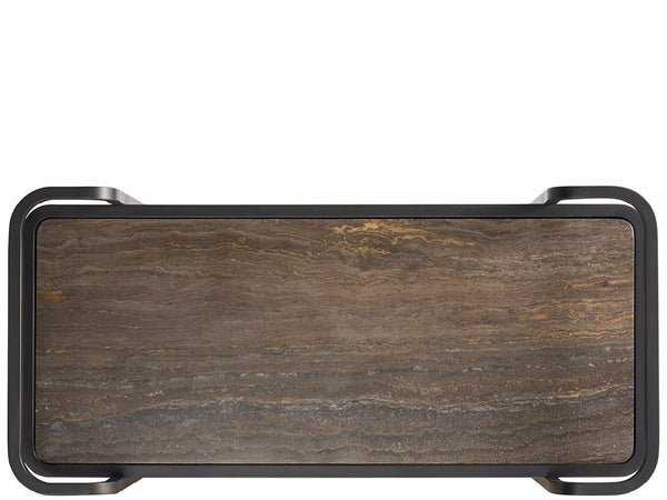 Smoked Bronze Bar Cart
