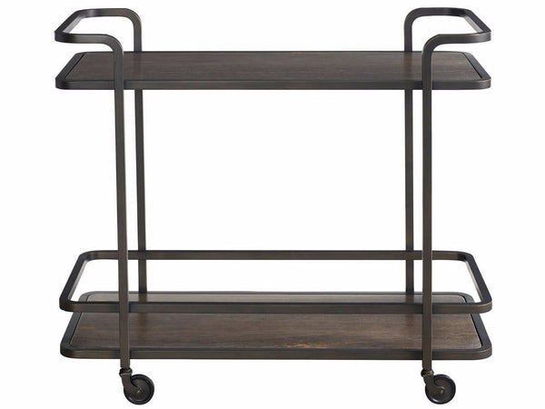 Smoked Bronze Bar Cart