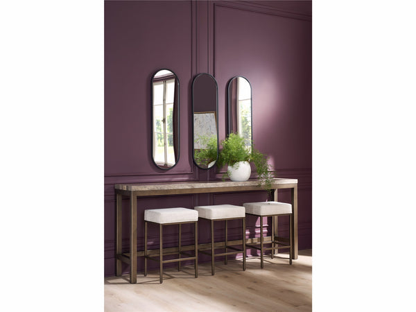 Brindle Console with Stools