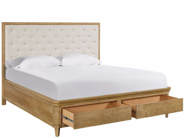 Brindle Upholstered Storage Bed Queen