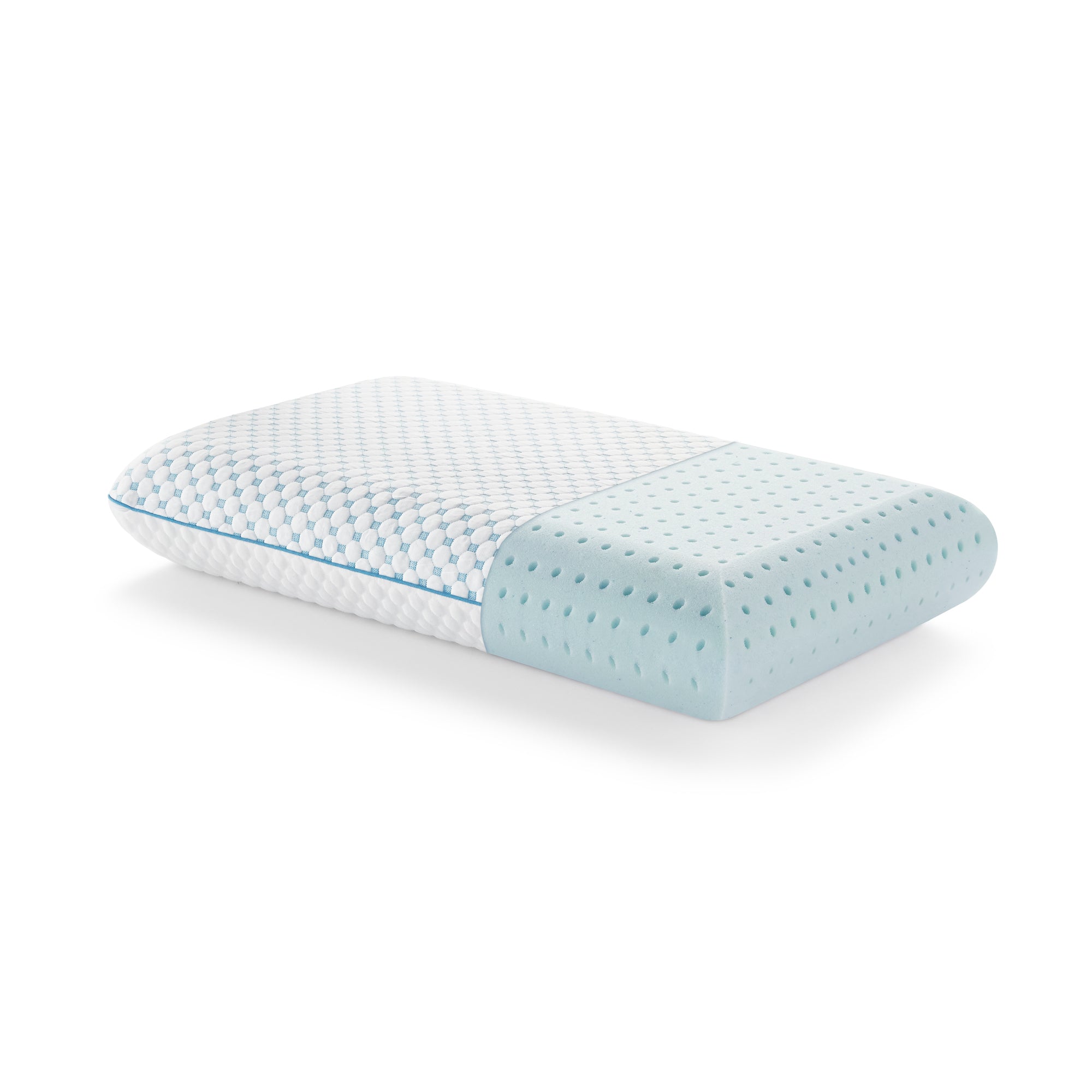 Gel Memory Foam Pillow + Reversible Cooling Cover