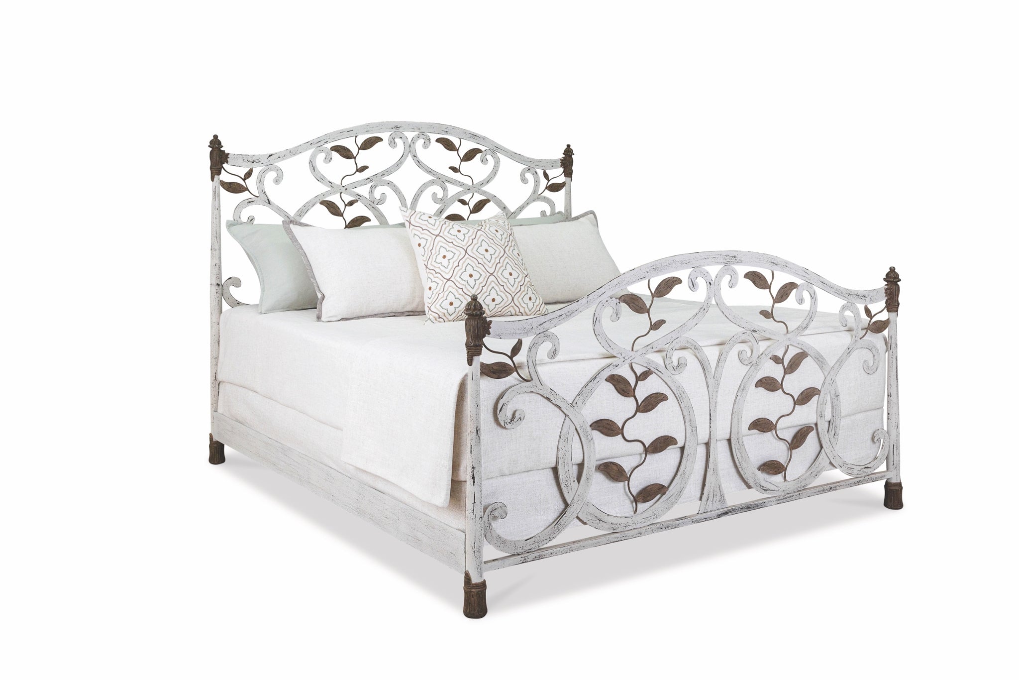 Laurel Iron Bed by Wesley Allen