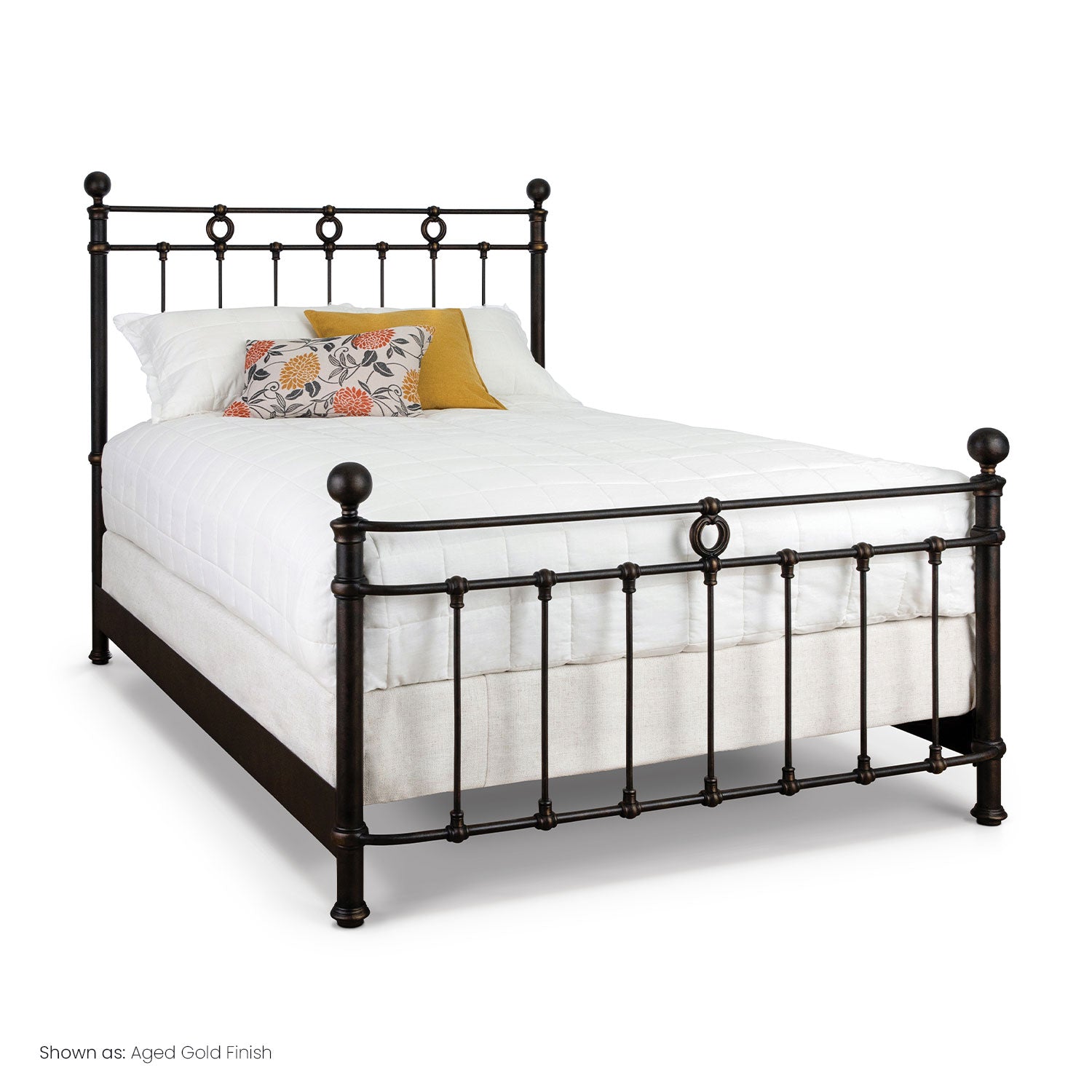 Latif Iron Bed by Wesley Allen