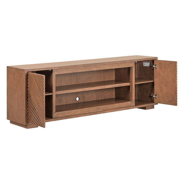 Fireplace TV Consoles 84 Inch Fireplace TV Console - FIRE-214-TV84FTS
