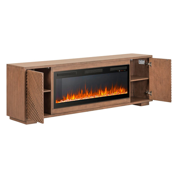 Fireplace TV Consoles 214 84 Inch Console w/ Fire FTS - FIRE-BOX-214-84FTS