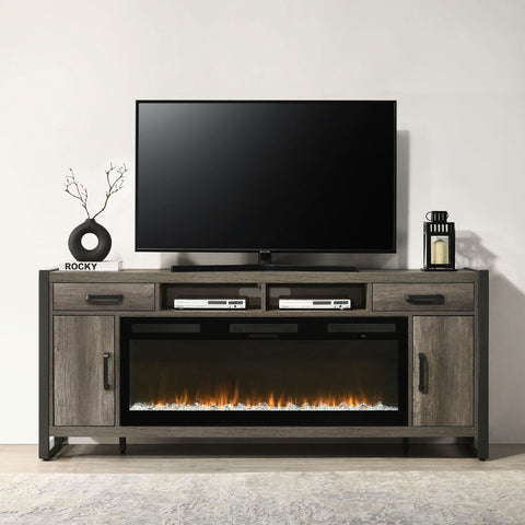 Fireplace TV Consoles 686 78 Inch Console w/ Fire FTS