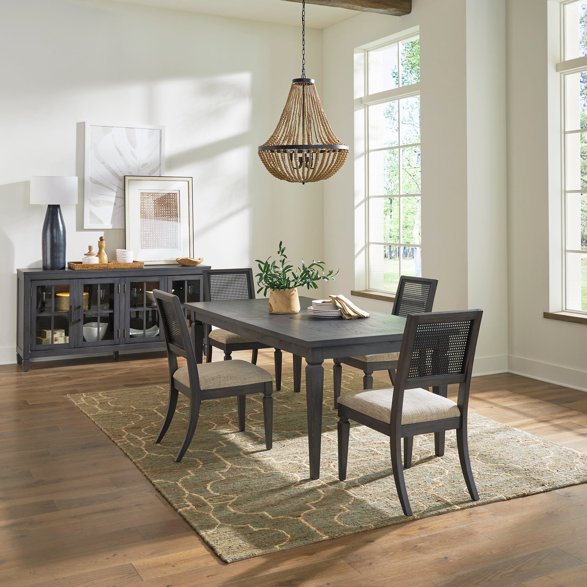 Caruso Heights 271-CD-5RLS 5 Piece Rectangular Table Set