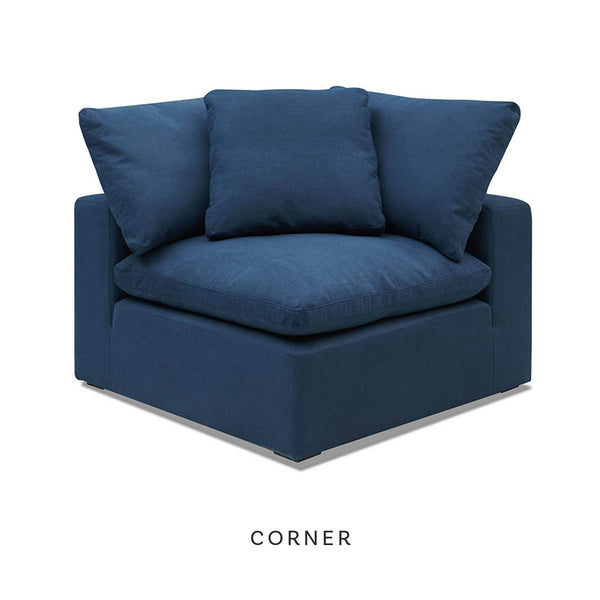 Bowe Chaise Shaped Sectional Slate