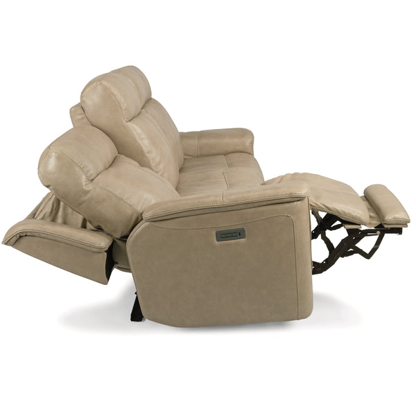 Miller Reclining Sofa Power Recline,Headrest & Lumber