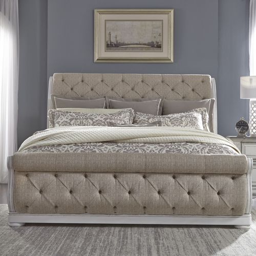 Abbey Park Queen Sleigh Complete Bed