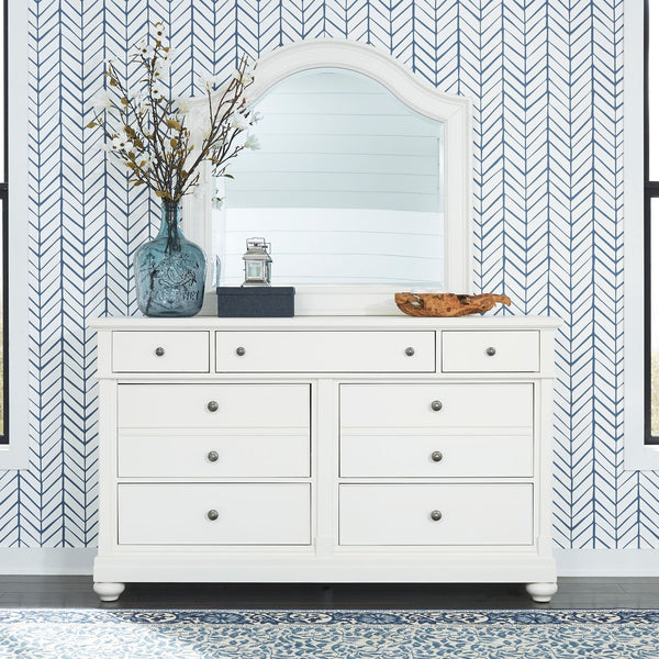 Queen Poster Bed, Dresser & Mirror,Night Stand