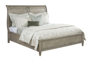 CAL KING ANNA SLEIGH BED 6/0 COMPLETE