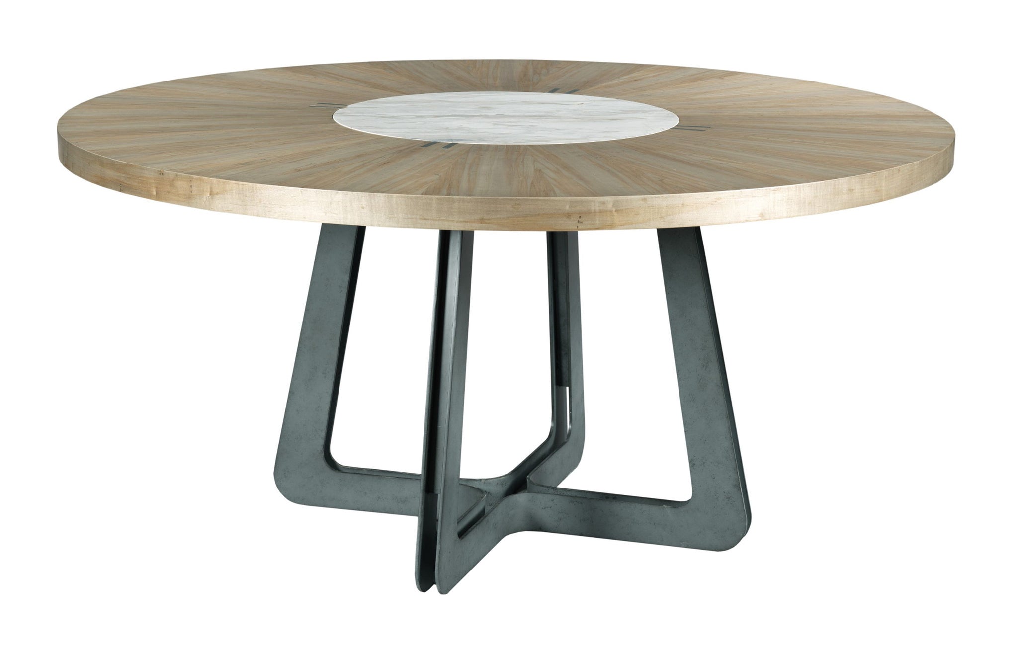 CONCENTRIC ROUND DINING TABLE COMPLETE