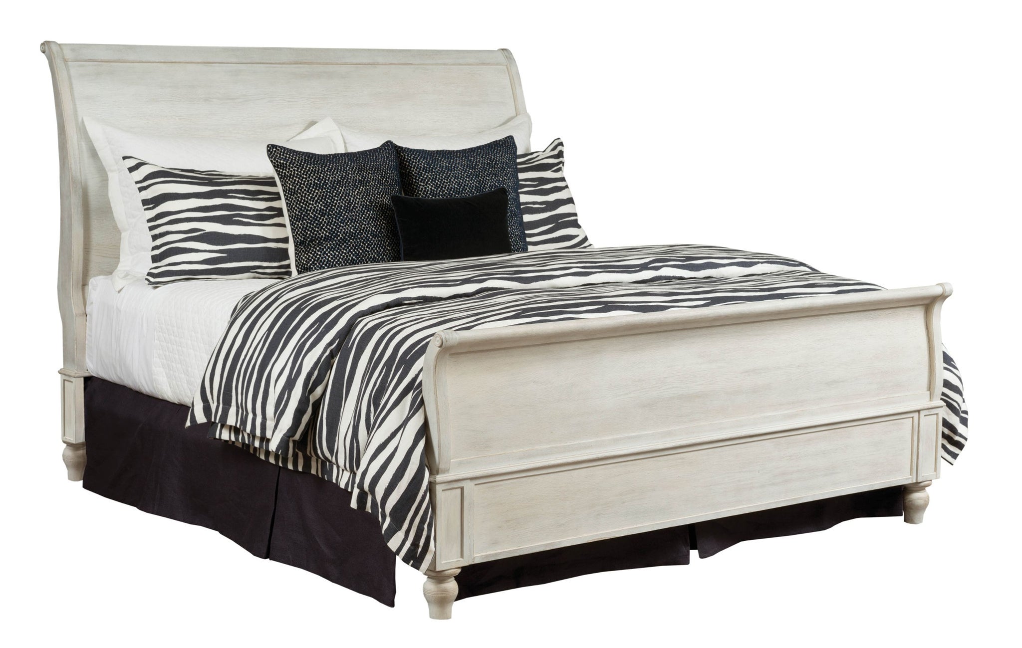HANOVER SLEIGH CAL KING BED COMPLETE
