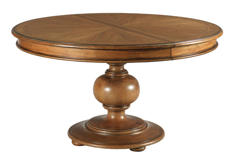 HILLCREST ROUND DINING TABLE COMPLETE