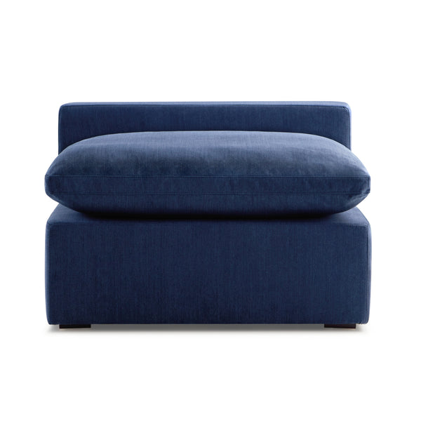 Bowe XL Chaise Shaped Sectional Navy