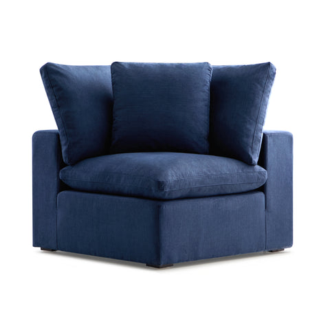 Bowe L Shaped Sectional Navy