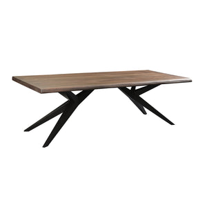 Ironwood Collection Dining Table Dark Vinegar finish