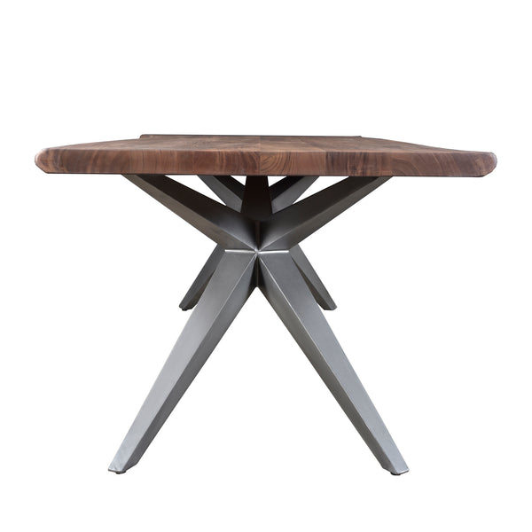 Ironwood Collection Dining Table Dark Vinegar finish