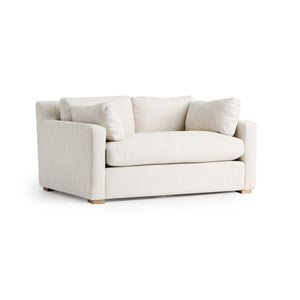 Laurel Collection Loveseat Oat White