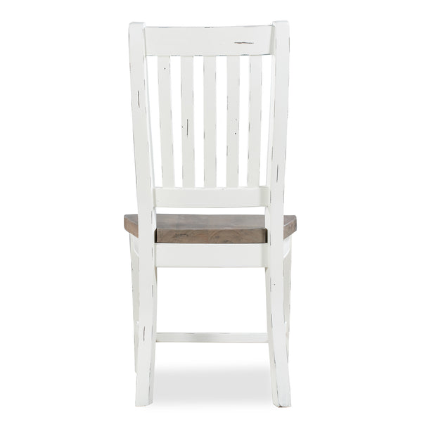 Chester Dining Chair Distressed White finish