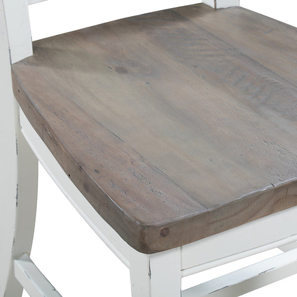 Chester Dining Chair Distressed White finish