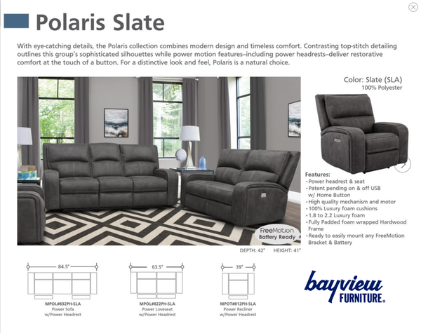 Polaris Reclining Sofa