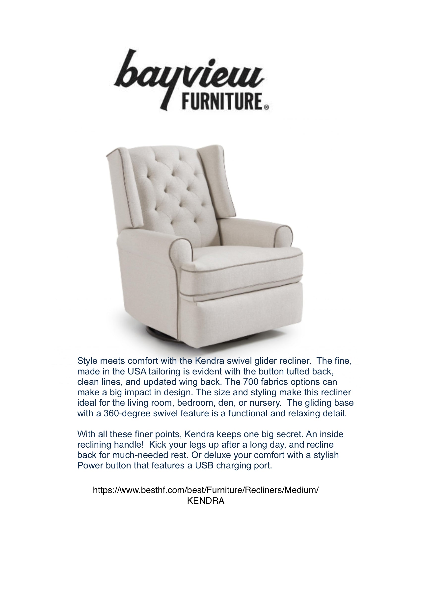 Kendra swivel glider recliner hotsell