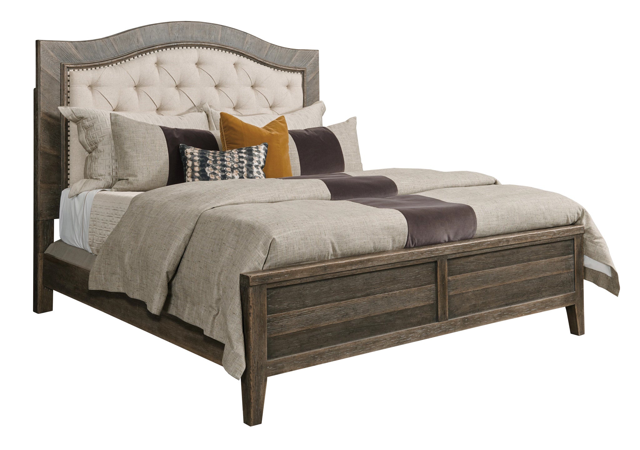 INGRAM KING UPH BED - COMPLETE