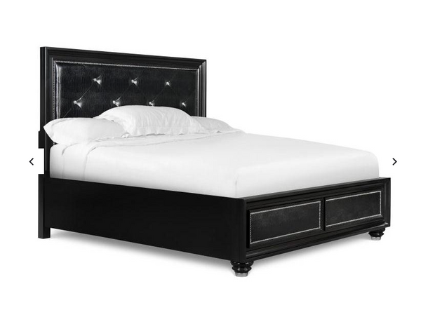 Magnussen Onyx Queen Bed & 2 Nightstands B2229