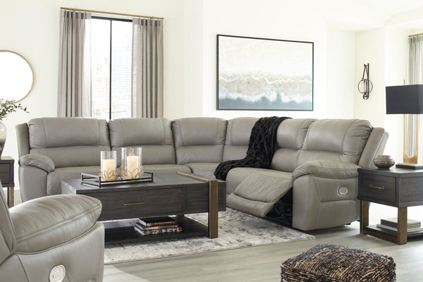 Dunleith Leather Sectional