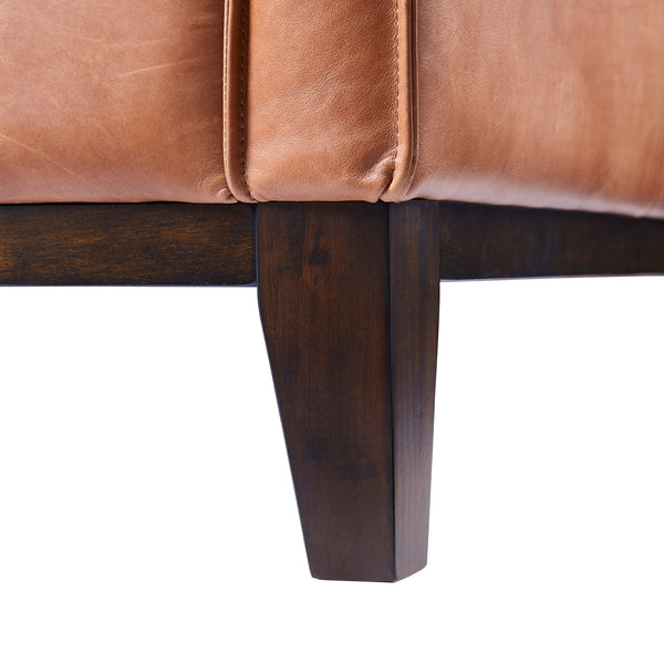 Wells Collection Chair Chestnut leather