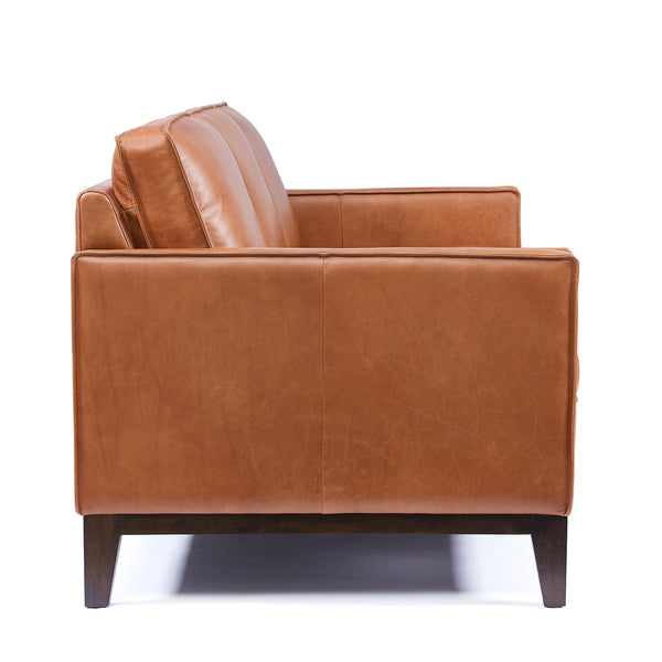 Wells Collection Sofa Chestnut leather