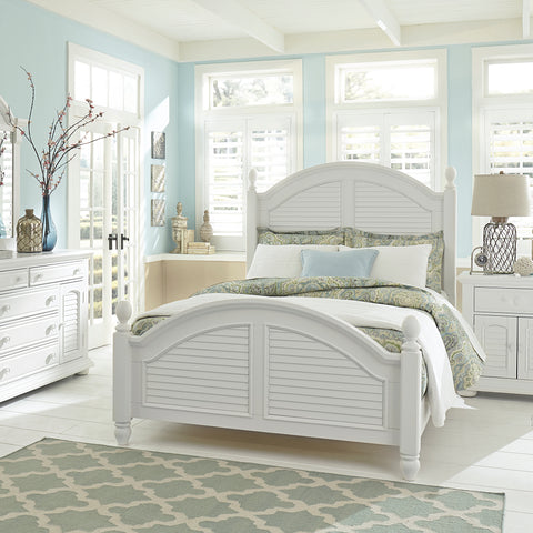 Liberty Furniture 607-BR-QPSDMCN Queen Poster Bed, Dresser & Mirror, Chest, Night Stand