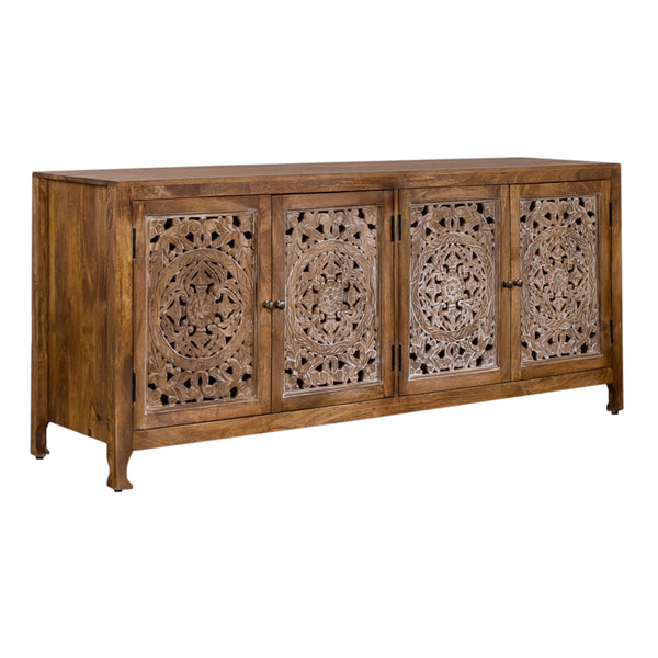 Liberty Furniture 2077-AC7432 74 Inch 4 Door Accent TV Stand