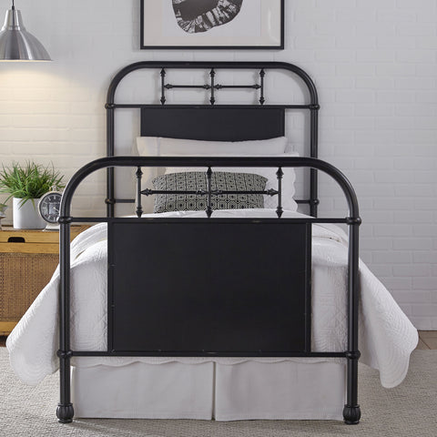 Liberty Furniture 179-BR11HFR-B Twin Metal Bed - Black