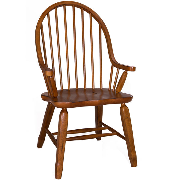 Liberty Furniture 17-C2051 Bow Back Arm Chair - Oak