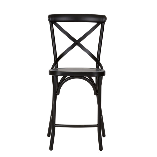 Liberty Furniture 179-B300524-B X Back Counter Chair - Black