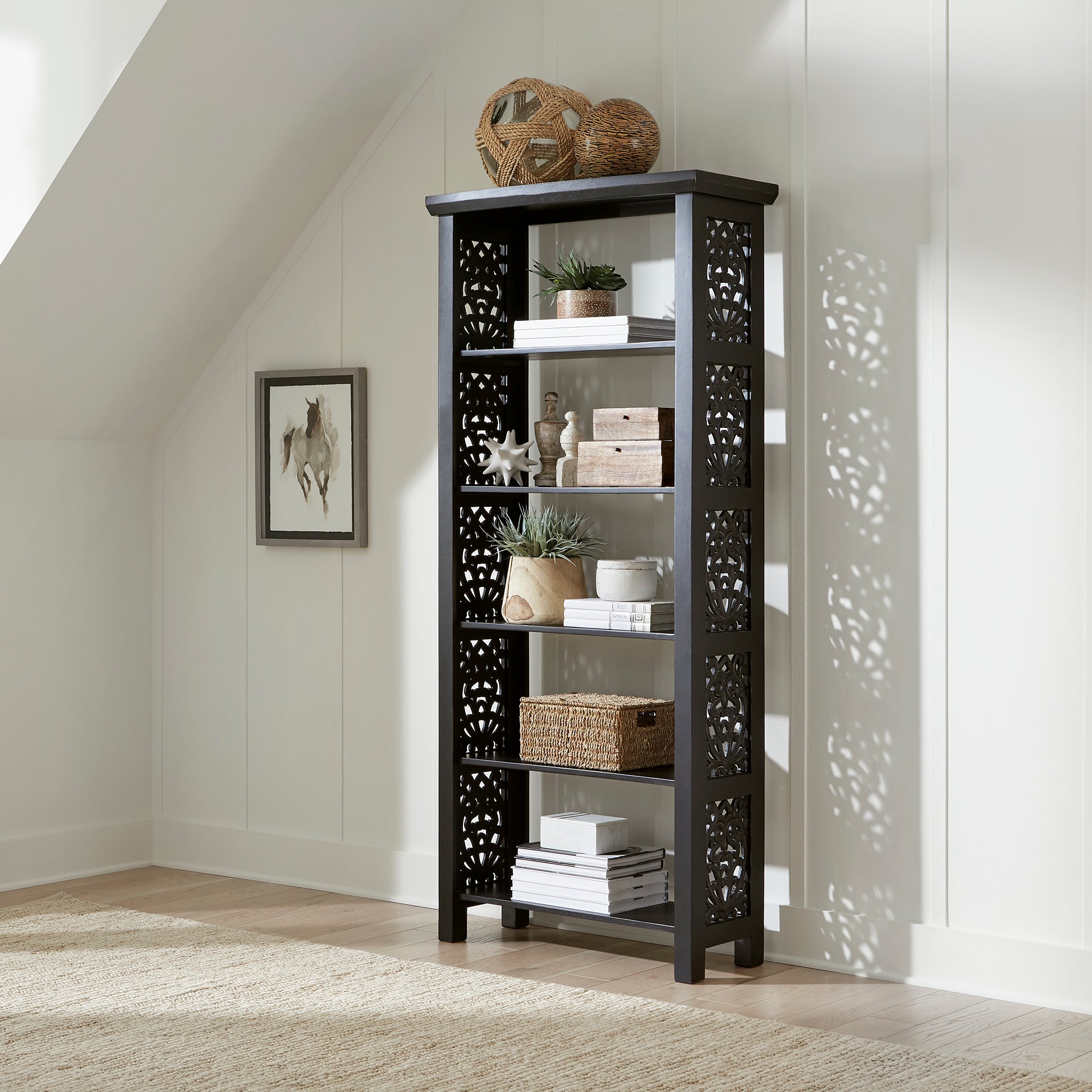 Liberty Furniture 2094B-AC3001 Accent Bookcase- Black