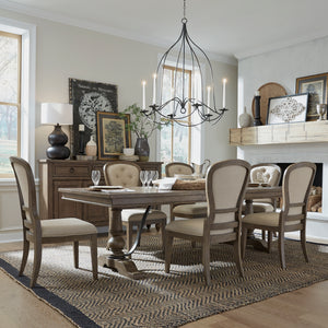 Liberty Furniture 615-DR-O7TRS Optional 7 Piece Trestle Table Set