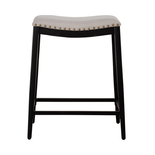 Liberty Furniture 179-B000124-B Backless Uph Counter Chair- Black