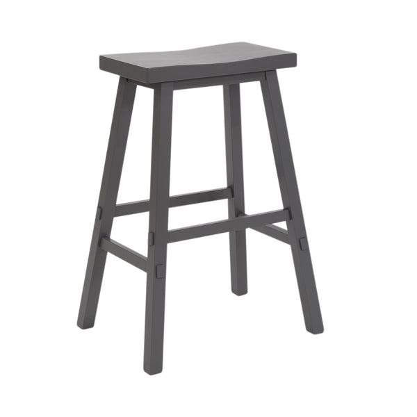 Liberty Furniture 38-B1824-G 24 Inch Sawhorse Counter Stool- Gray