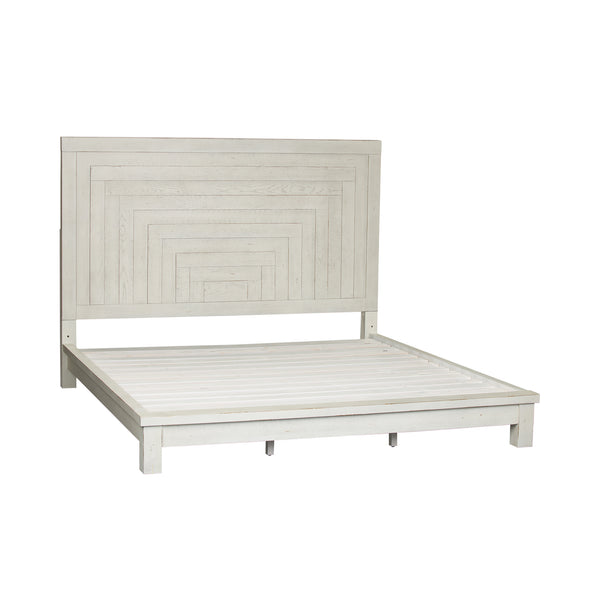 Liberty Furniture 406W-BR-KPLDMCN King Platform Bed, Dresser & Mirror, Chest, Night Stand