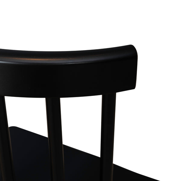 Liberty Furniture 224-C4000S-B Spindle Back Side Chair - Black (RTA)