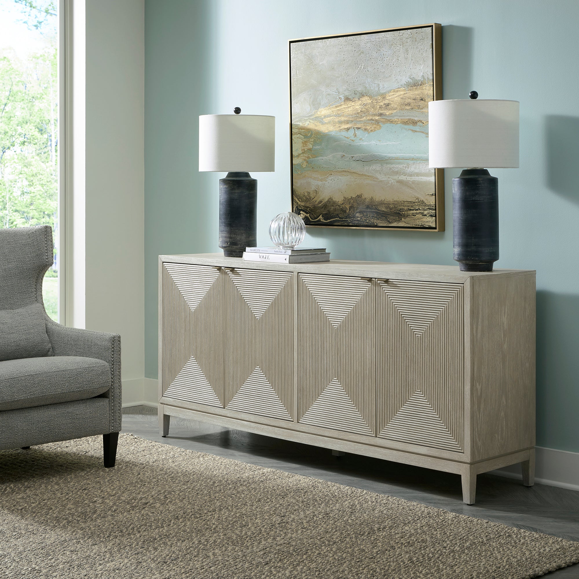 Liberty Furniture 2146-AC1000 4 Door Accent Cabinet