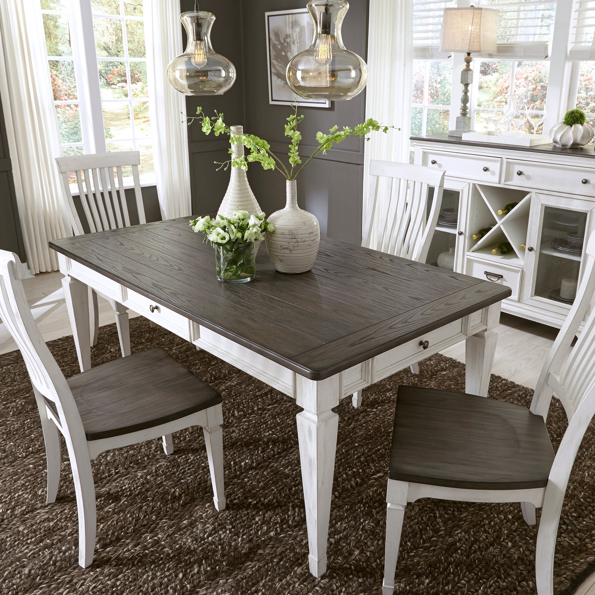 Liberty Furniture 417-T4072 Rectangular Leg Table