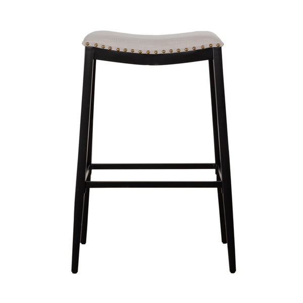 Liberty Furniture 179-B000130-B Backless Uph Barstool- Black